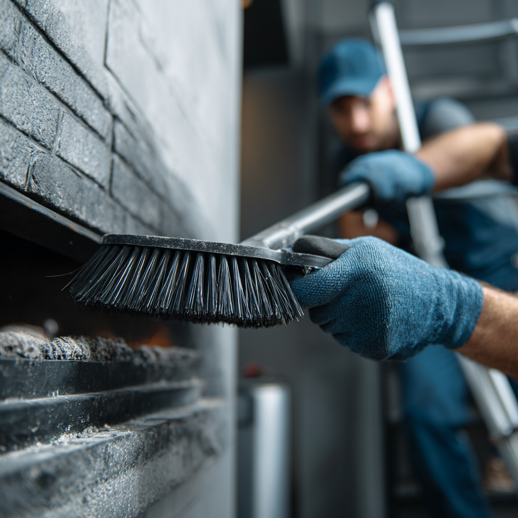 Professional chimney cleaning and inspection service